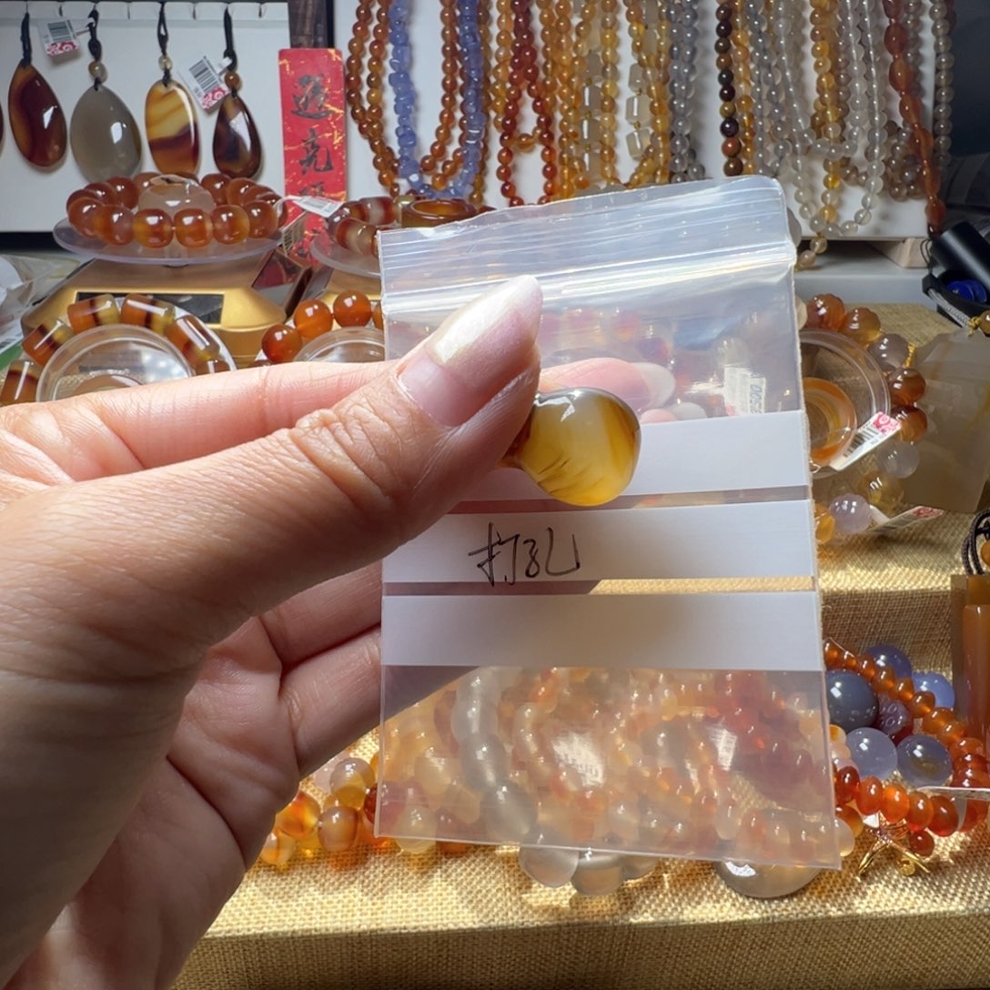 人***意玛瑙/玉髓合金颈饰2