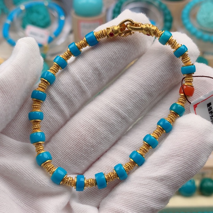 【闪购商品】绿松石配饰18K金镶嵌