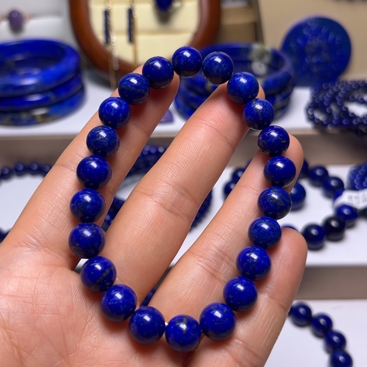 青金石手串未镶嵌手串8mm