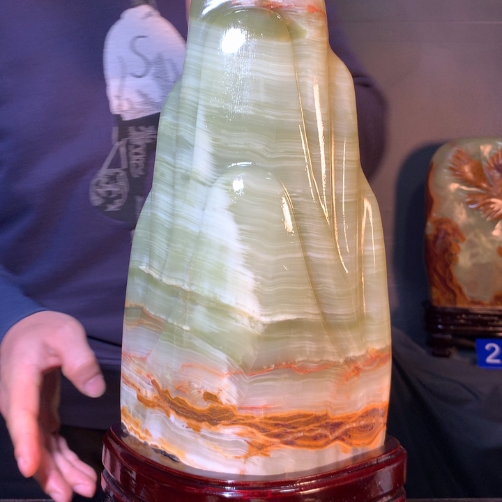 石材天然原石摆件