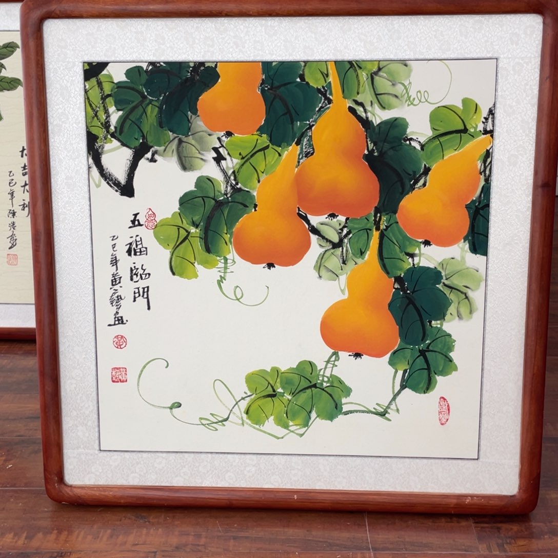 国画带框尺寸63*63厘米
