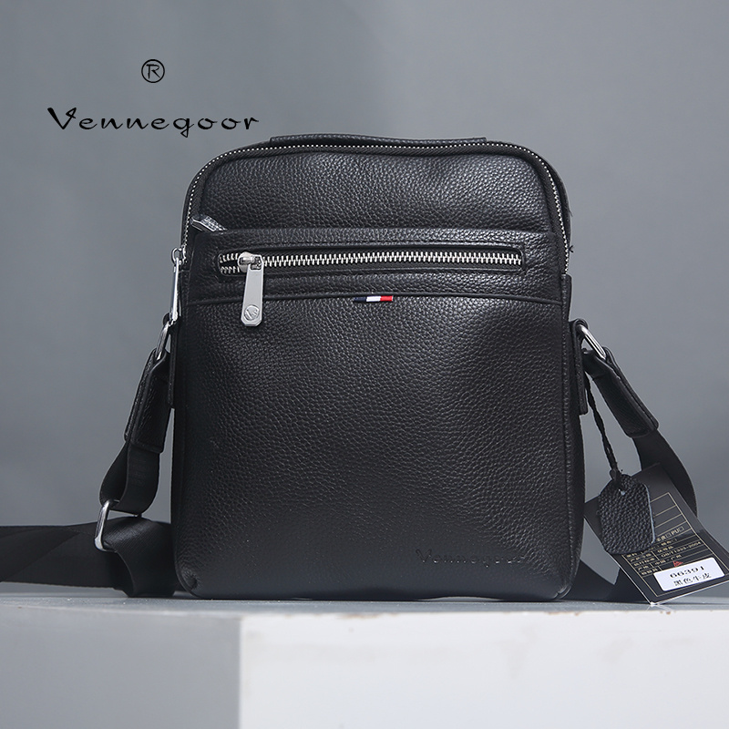 【VENNEGOOR】包单肩包新款潮时尚真皮软皮男士斜挎包头层牛皮休闲