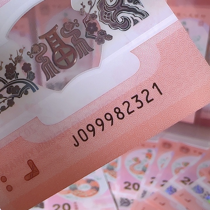 塑料999头无47尾321单张蛇钞