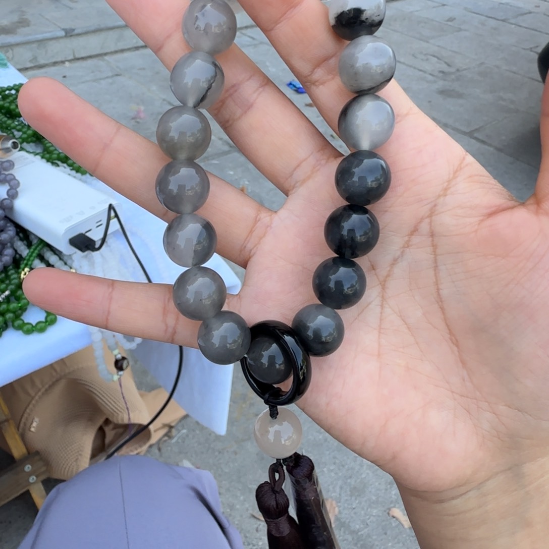 玉青花手持卡14高端大气