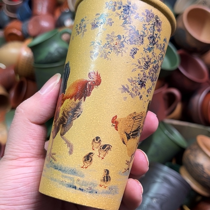 紫砂茶杯全手工紫砂主人杯