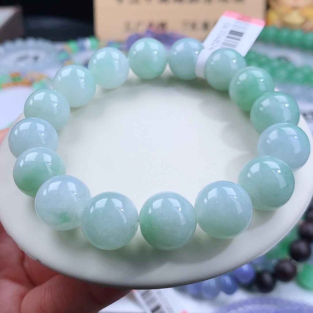 翡翠手链未镶嵌卡13