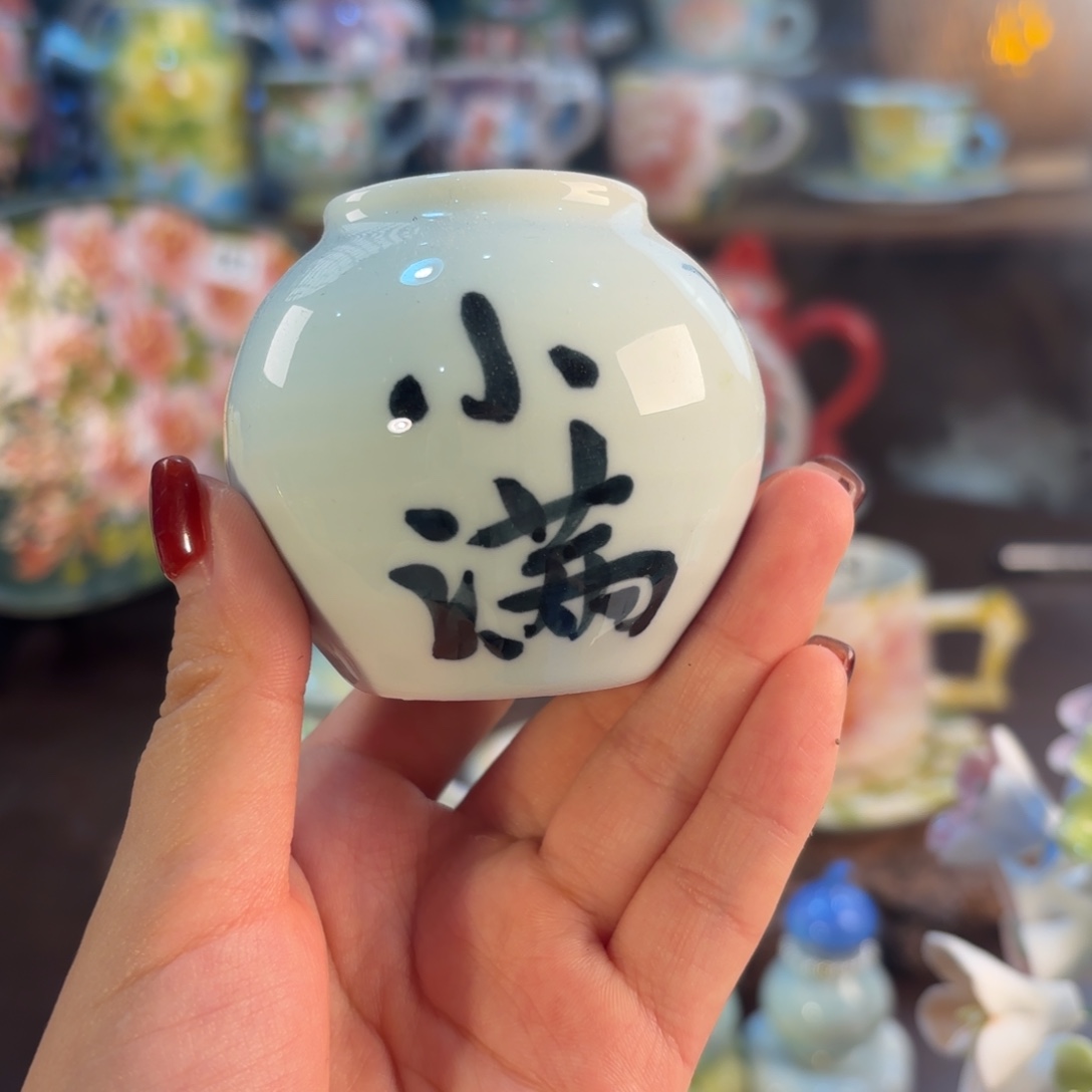 景德镇手绘高温釉下彩陶瓷茶具