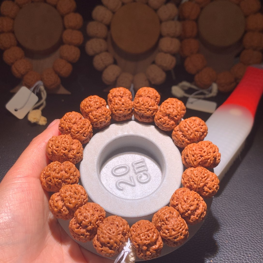 金刚菩提手串23+纽扣梅花定制