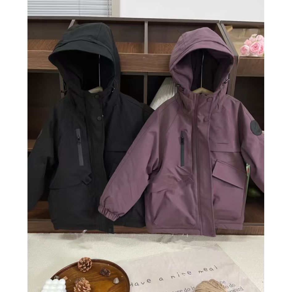 现货  2024冬季儿童新款女童外套派克服88818