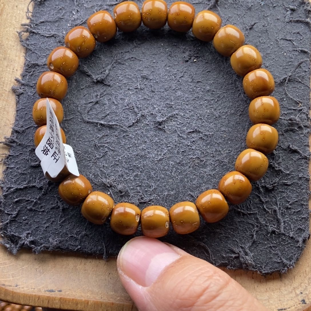 紫金鼠手串9+mm天花板黄金甲纯手工精工