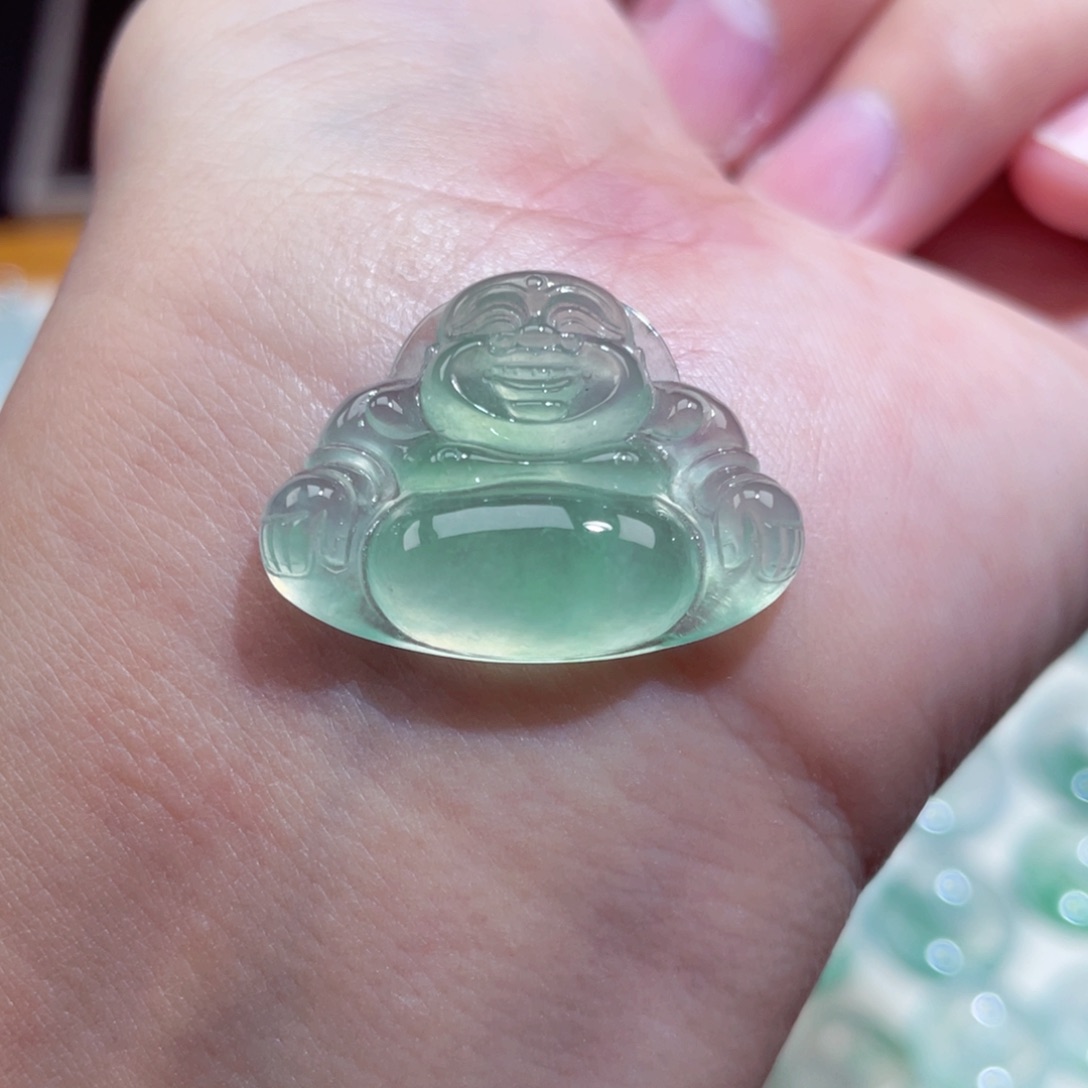 颈饰未镶嵌翡翠佛公