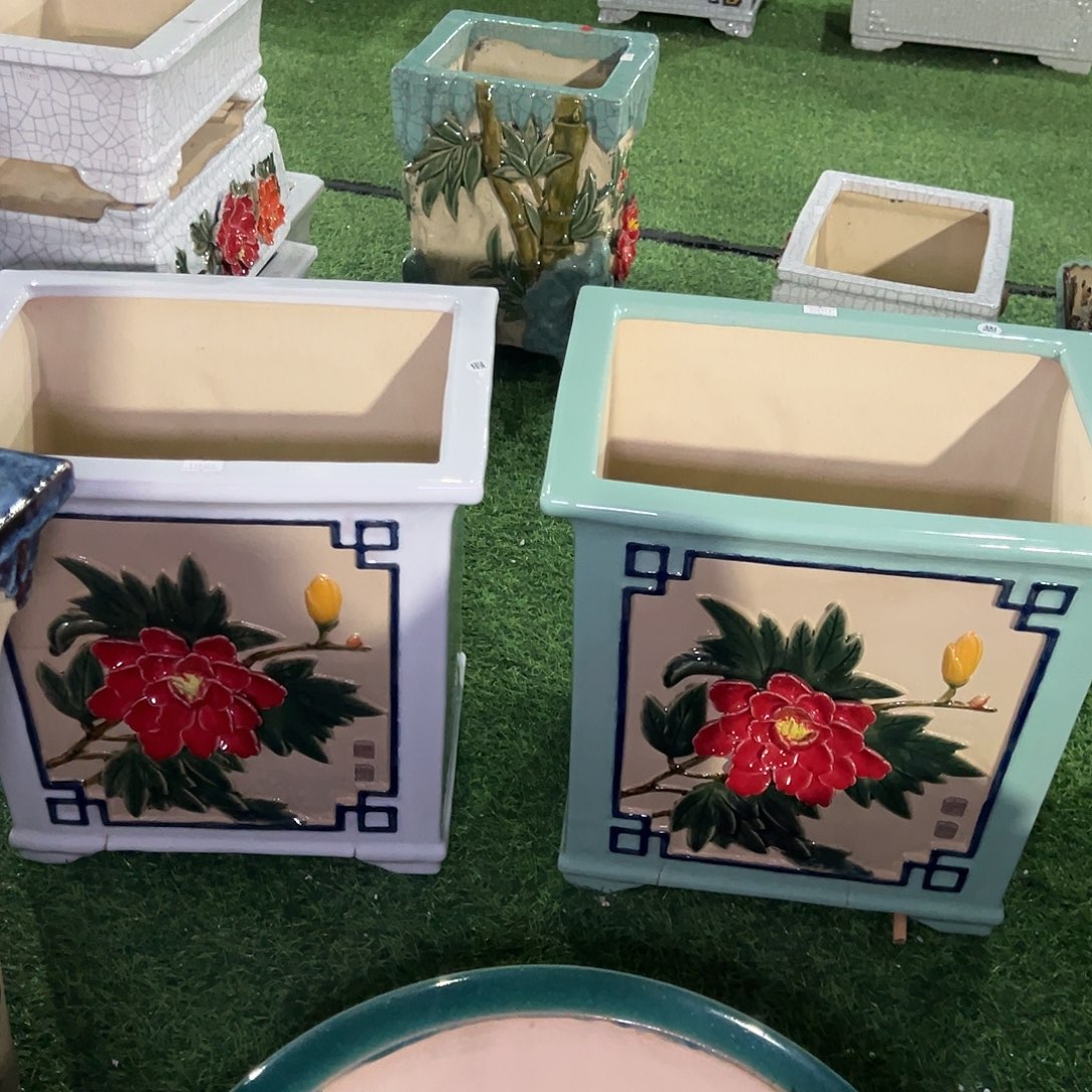 竹***鱼石湾盆石湾盆石湾盆放漏