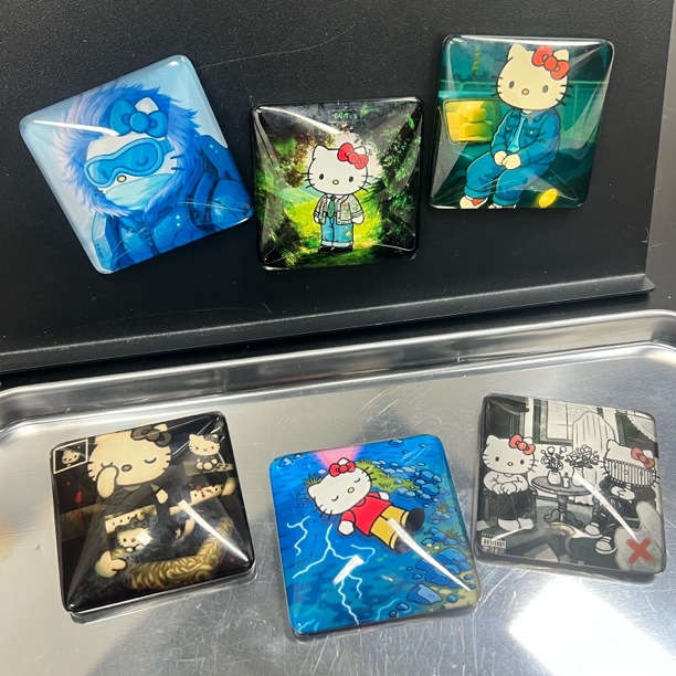 罗言  hello Kitty水晶rap专辑系列冰箱贴！
