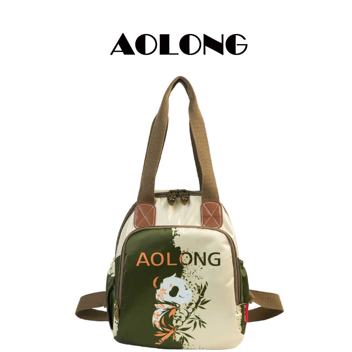 25夏季时尚轻便旅游休闲手提双背包-5070熊猫