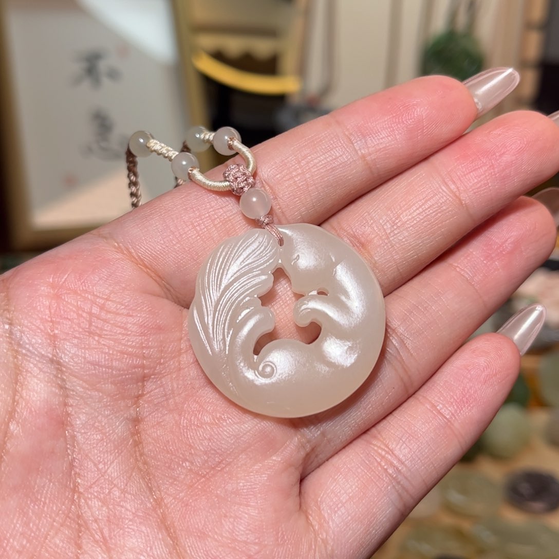 和田玉颈饰未镶嵌A*a