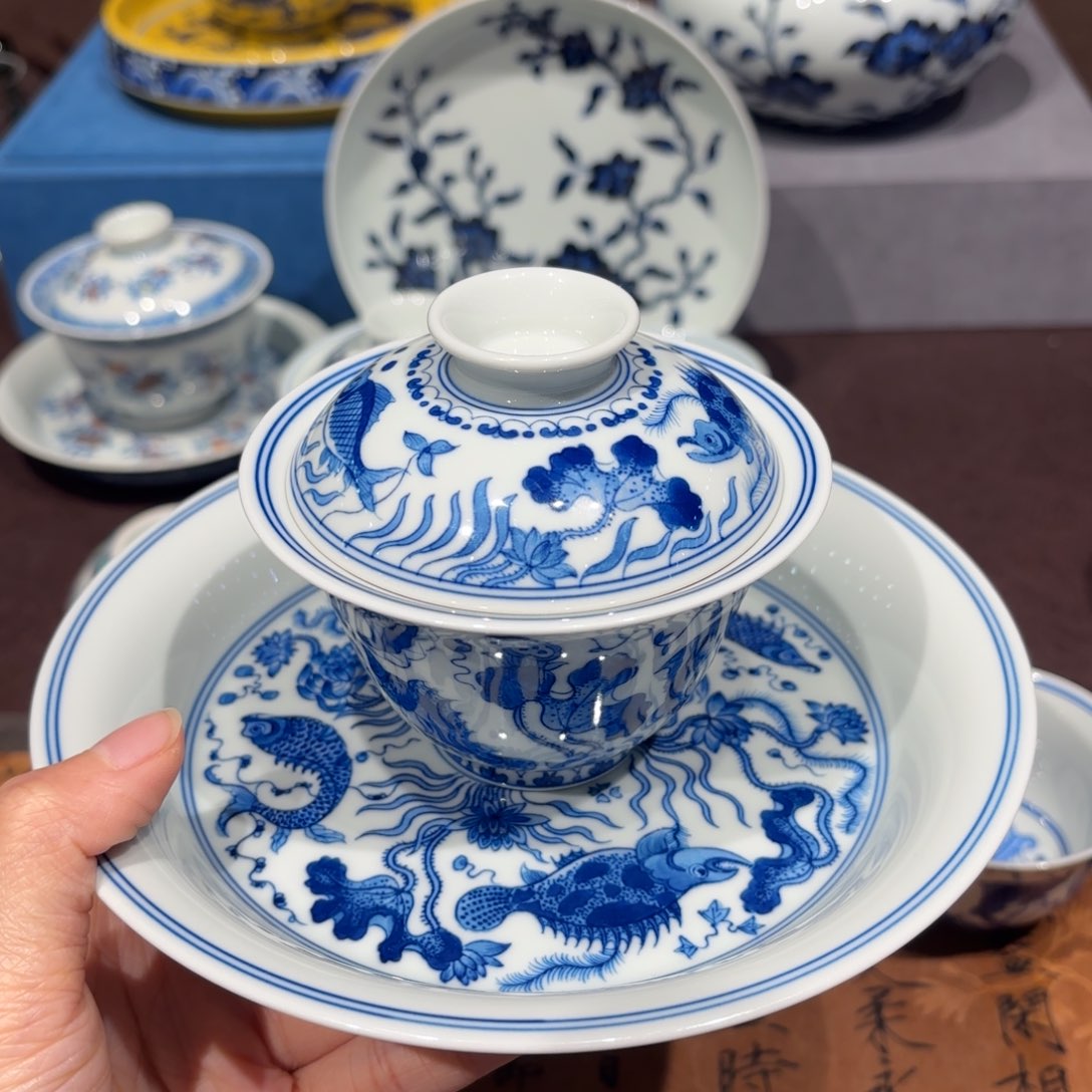 瓷片景德镇纯手工手绘