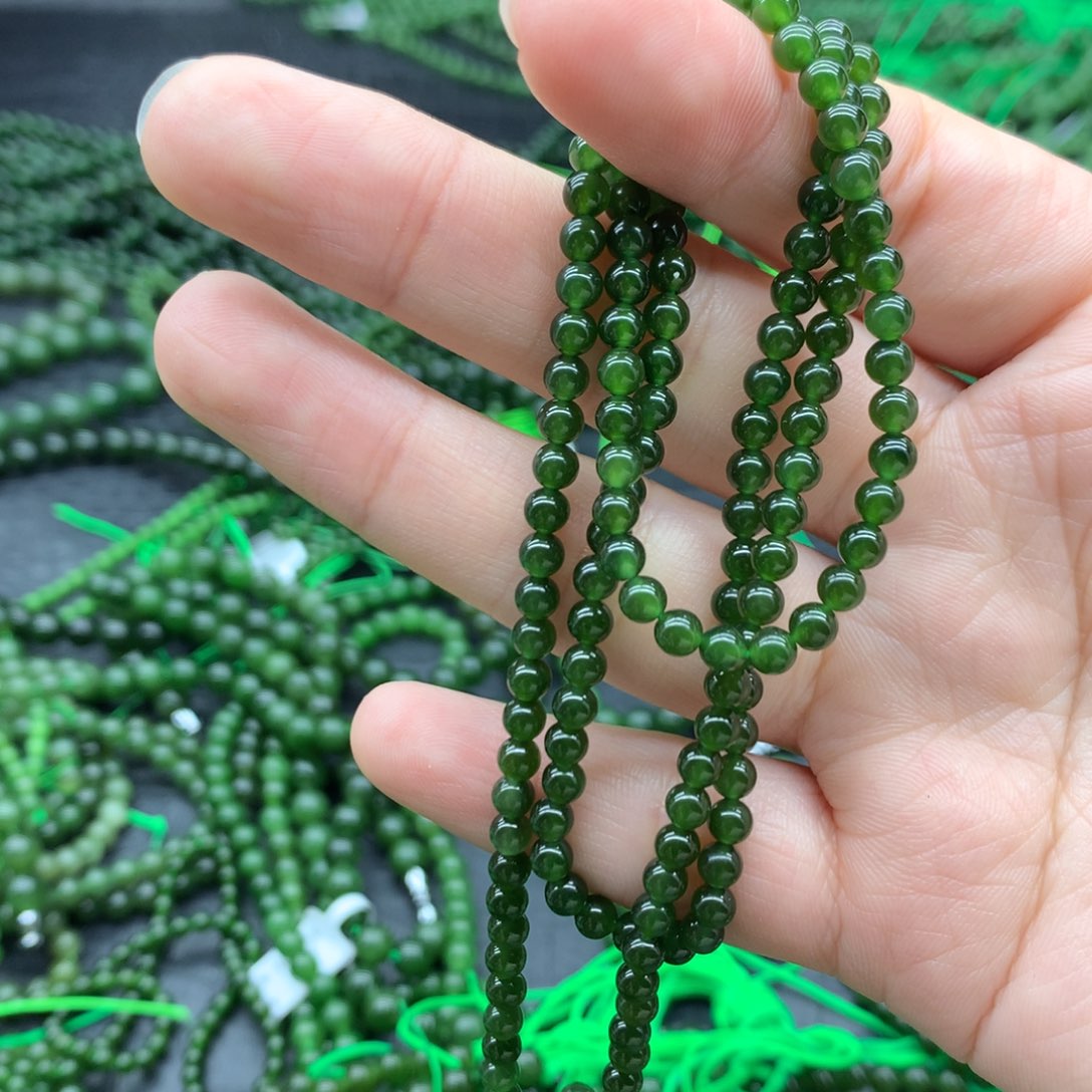 和田玉未镶嵌手链4