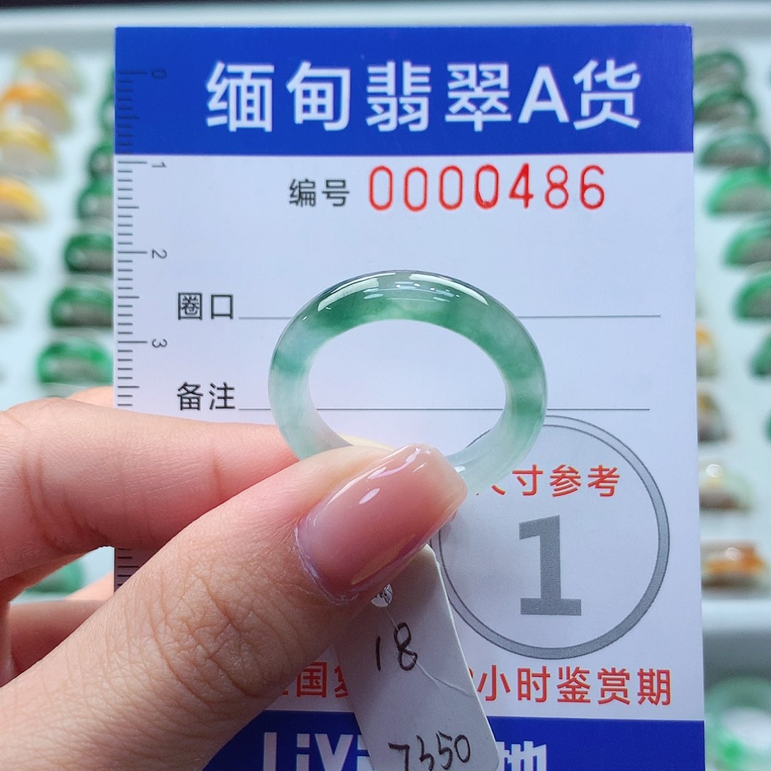 未镶嵌戒指翡翠18号
