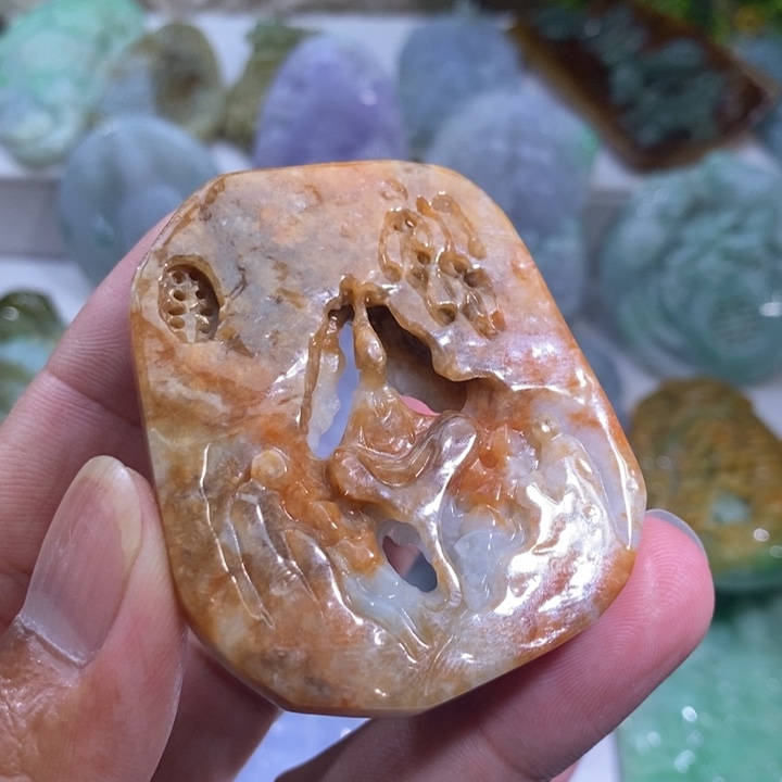 【闪购商品】翡翠未镶嵌颈饰11111111111111