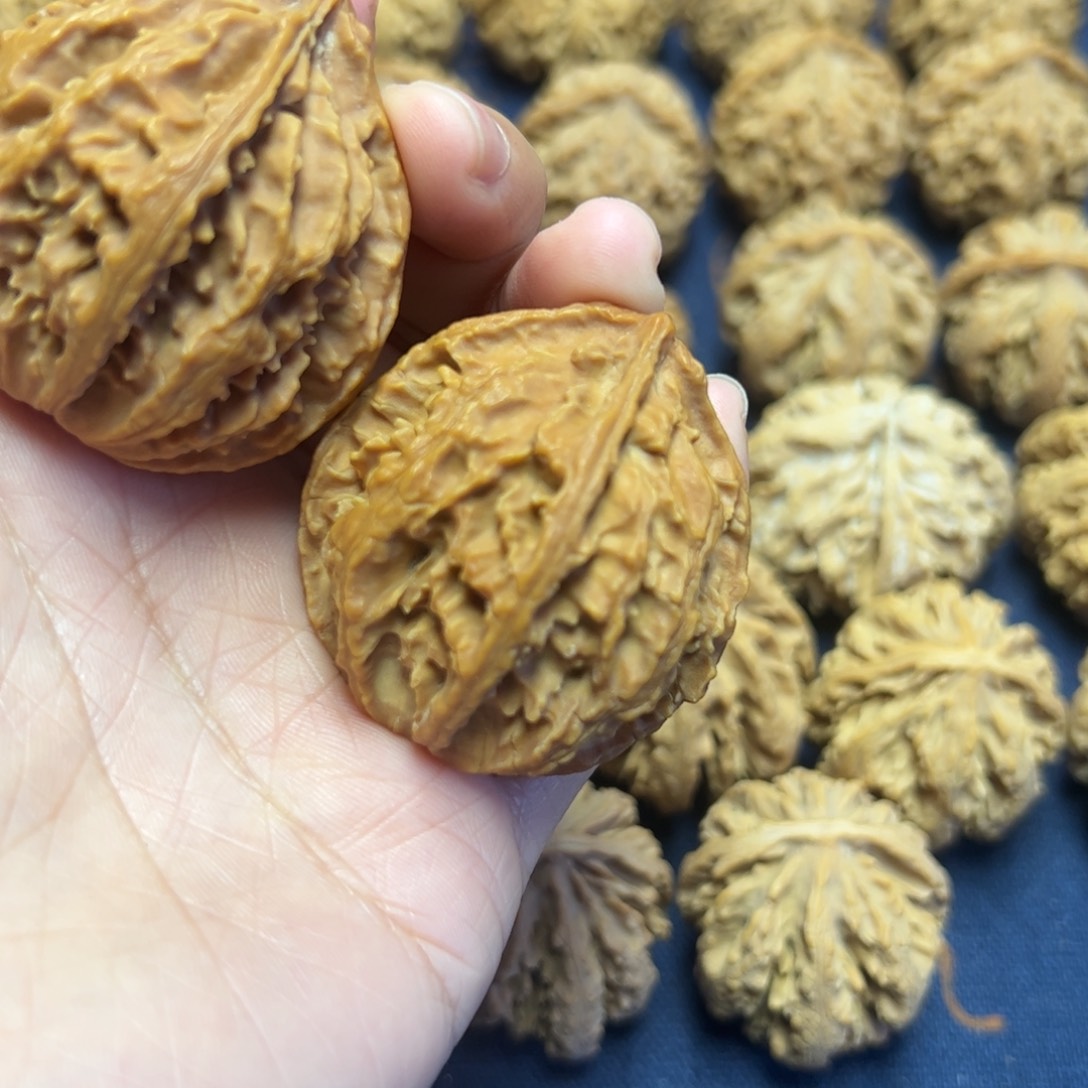 文玩核桃把件秦岭野生植物核桃