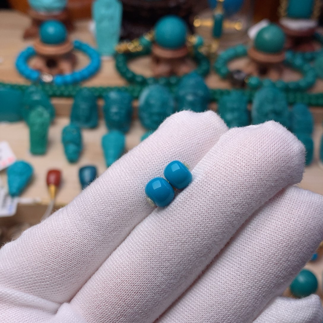 绿松石珠宝奇石未镶嵌格****H