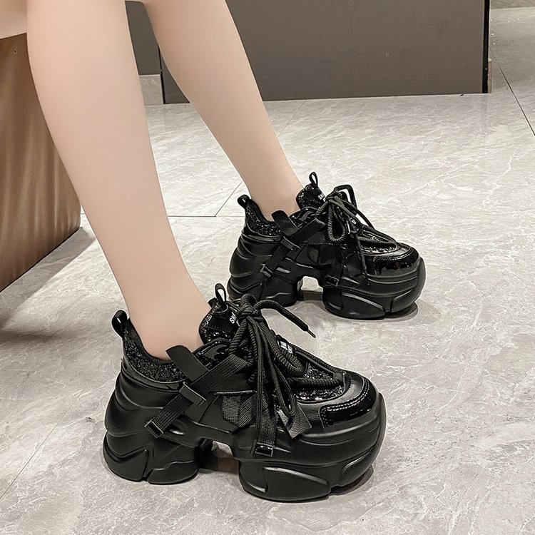 【爆款】时尚老爹鞋女款2025新款春夏厚底小个子增高运动鞋