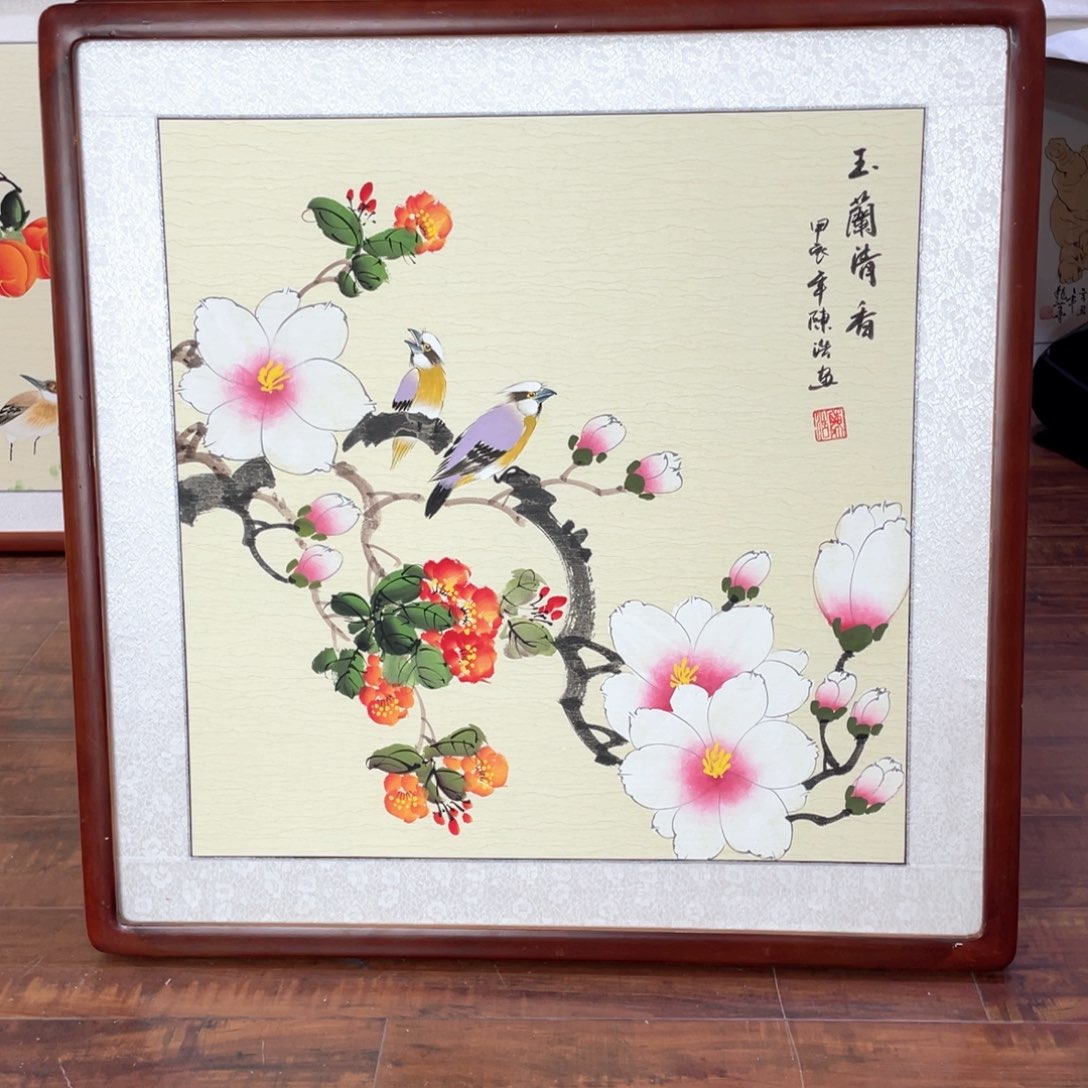 国画带框尺寸63*63厘米