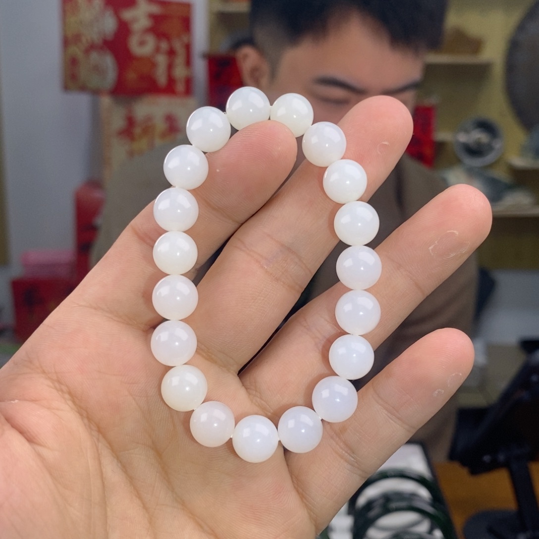 和田玉手链未镶嵌