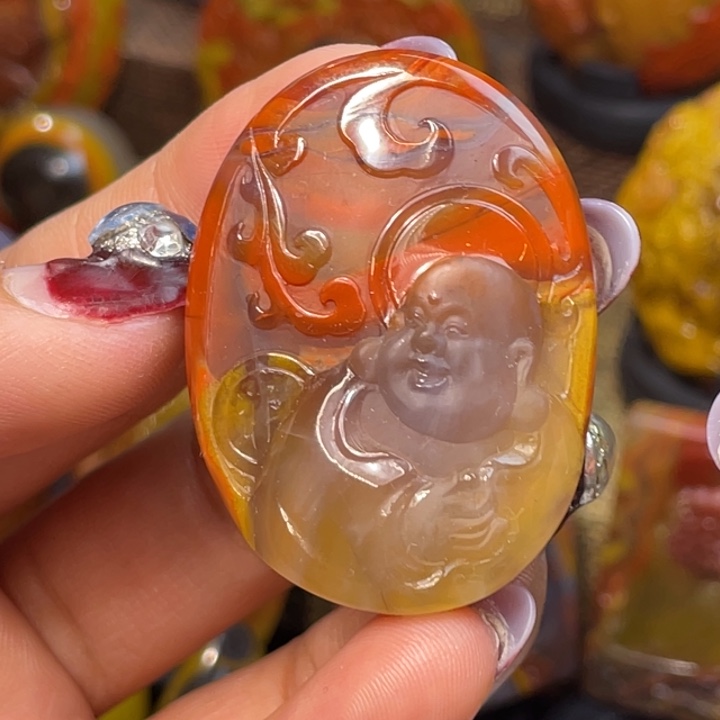 玛瑙/玉髓未镶嵌珠宝奇石北票佛公