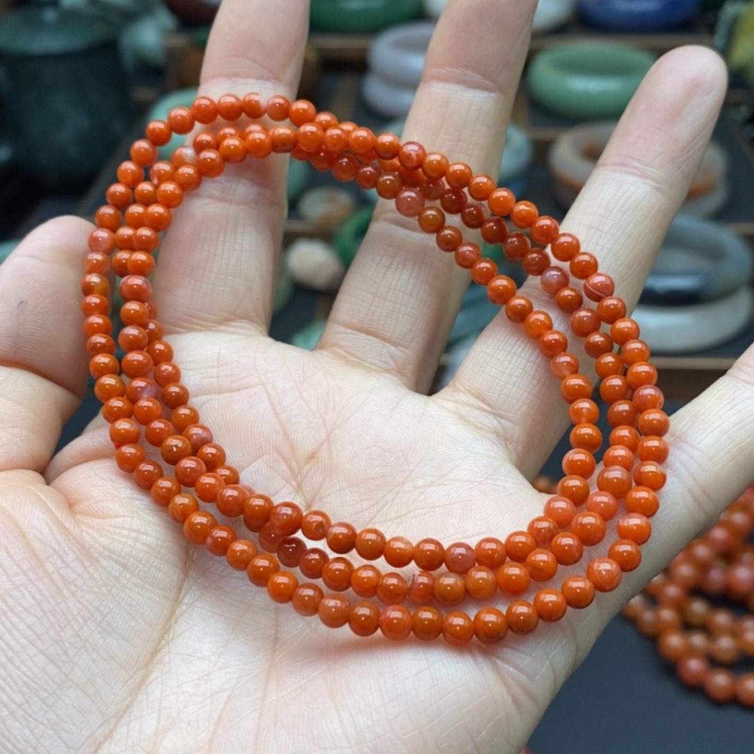 玛瑙/玉髓手链0.4未镶嵌