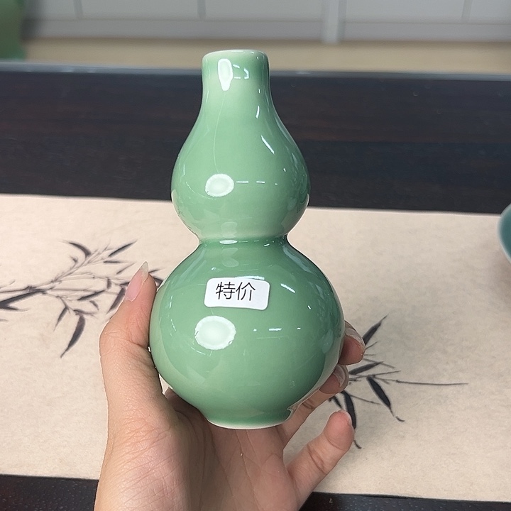 龙泉云间青瓷小米茶器