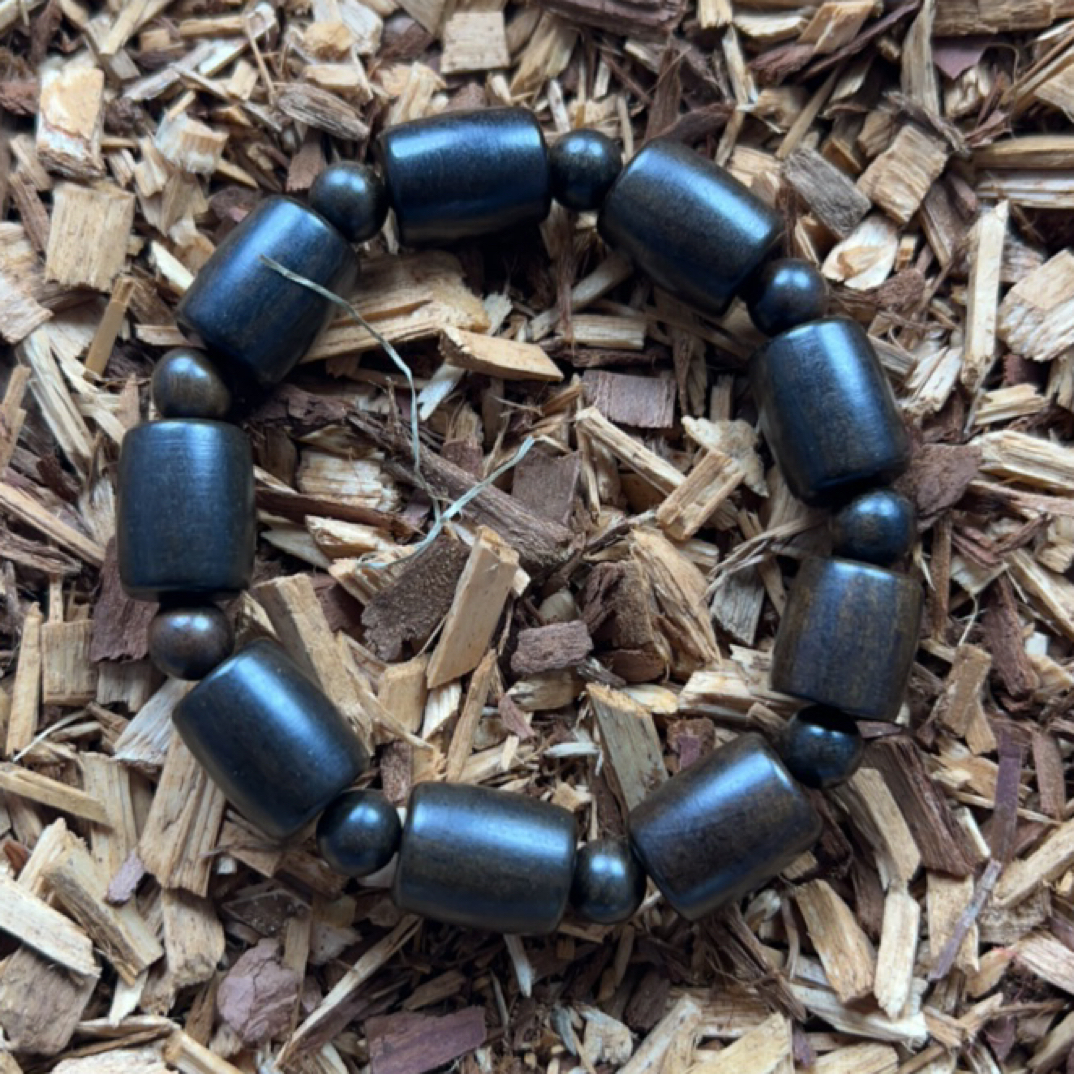 11 福来精选文玩沉香木作手串13mm