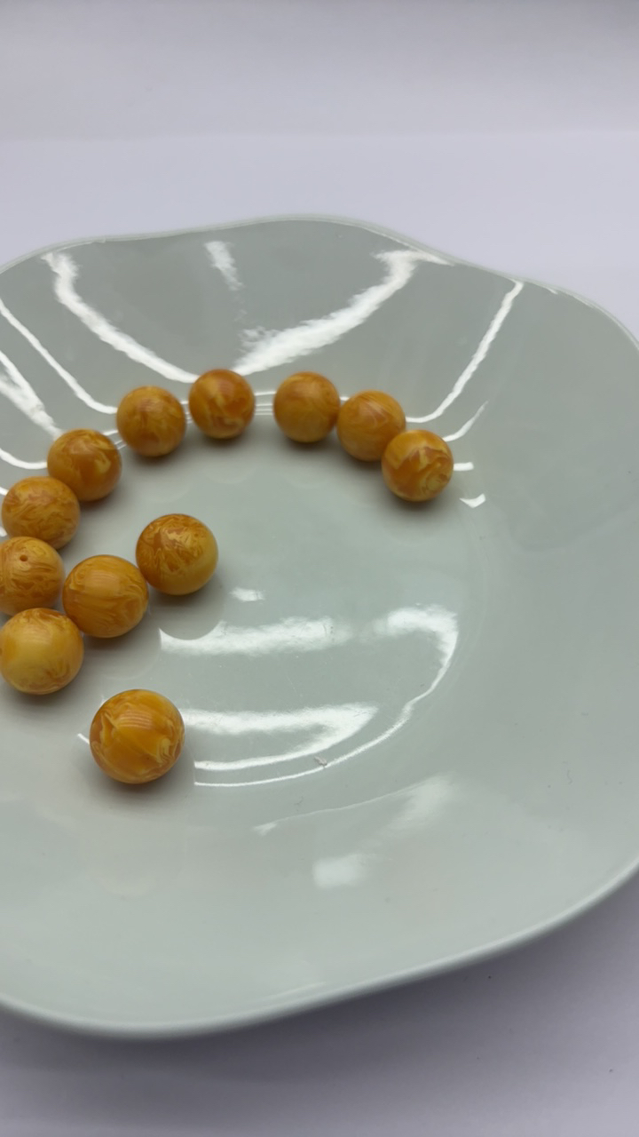 C81琥珀蜜蜡16mm单珠