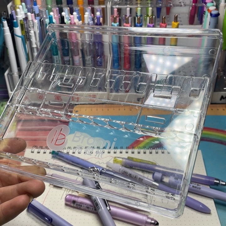 布拉米透明笔架4个