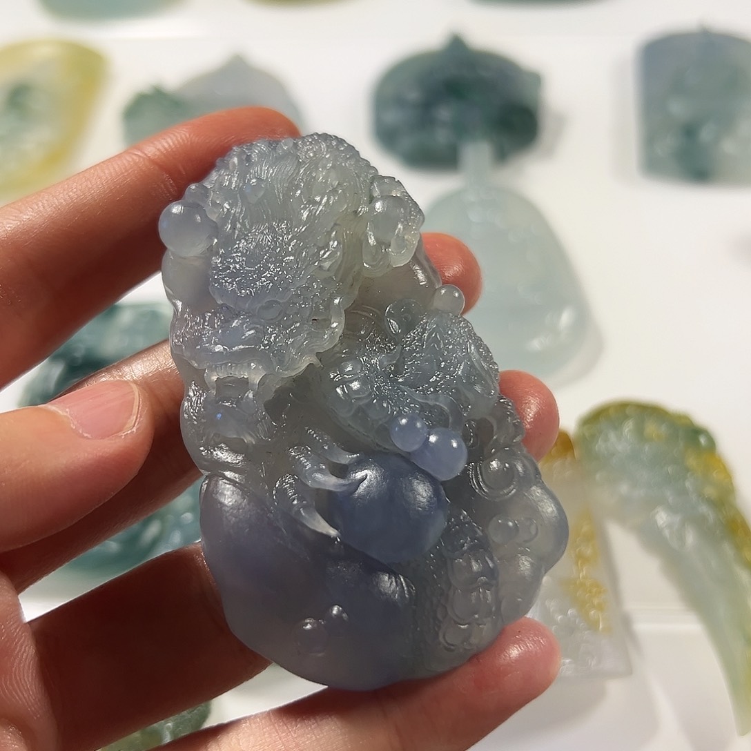 未镶嵌定制翡翠挂件