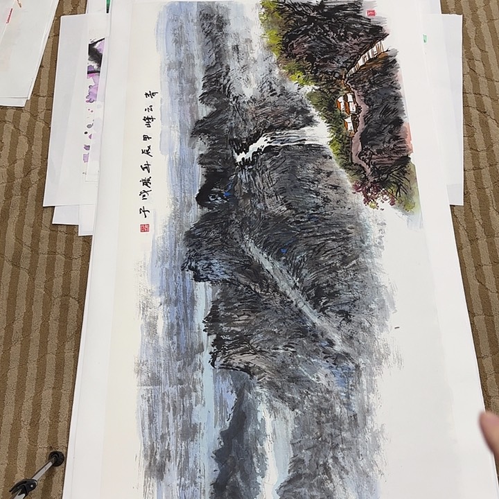 国画花鸟的翅膀是白色和140.70