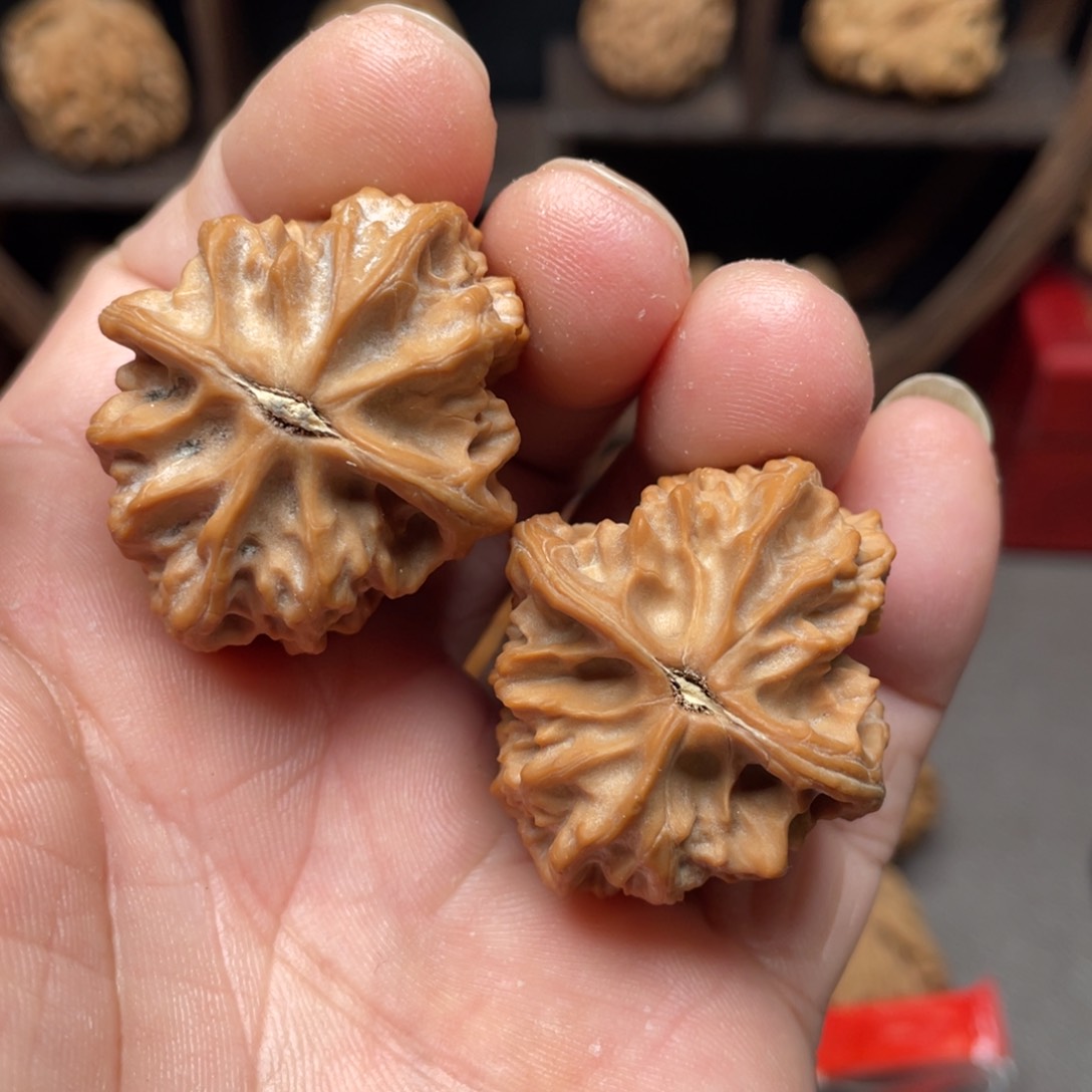 桃核把件33全品龙骨