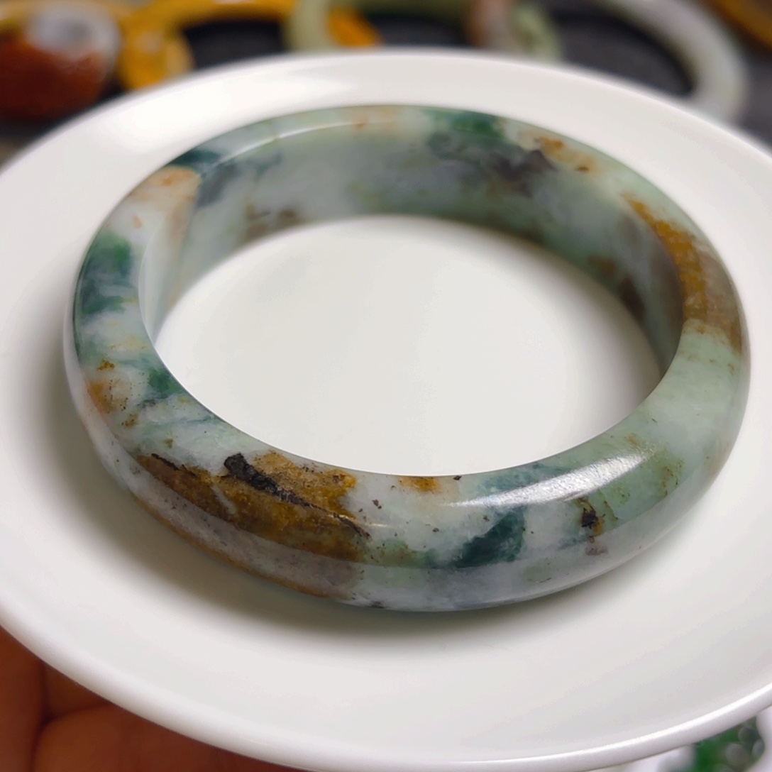 翡翠手镯未镶嵌沐*专拍