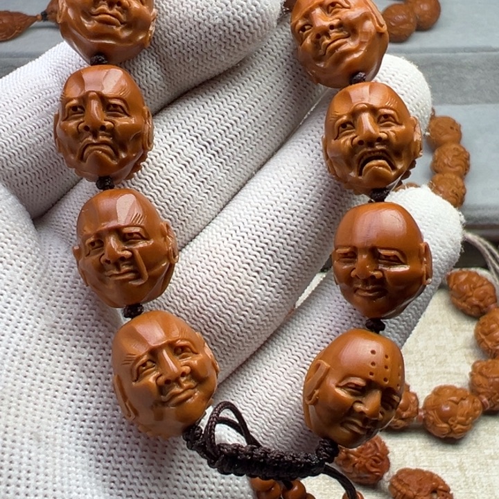 橄榄核手串橄榄核雕工艺制作