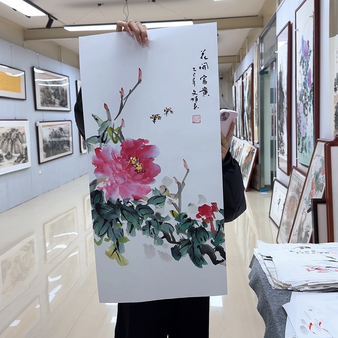 国画国画作品多次