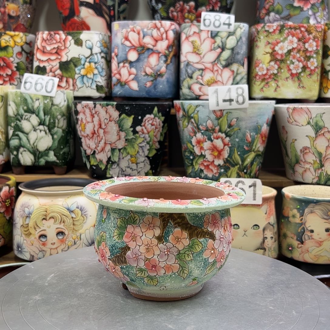 景德镇陶瓷花盆景德镇陶瓷花盆