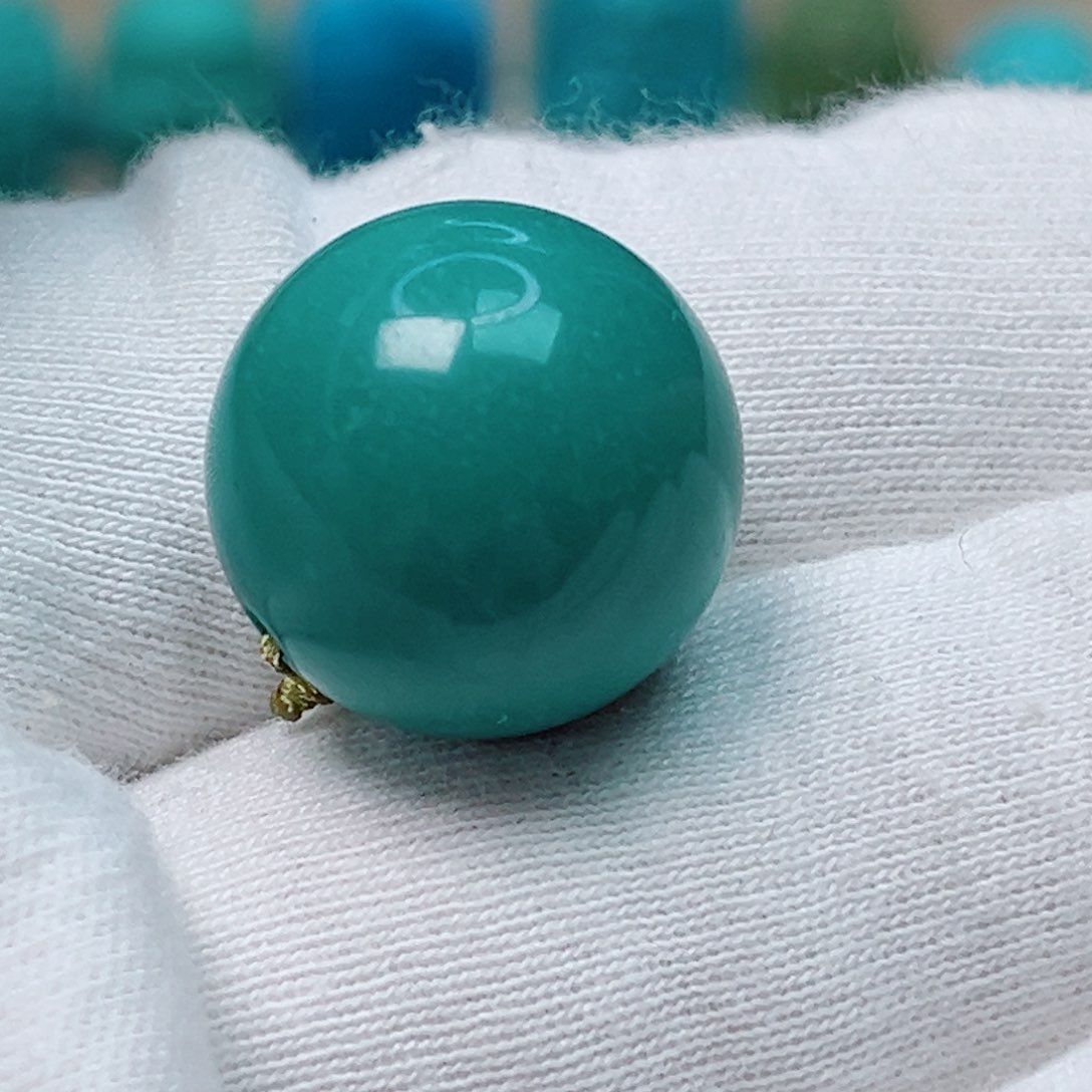 绿松石未镶嵌16.2圆珠