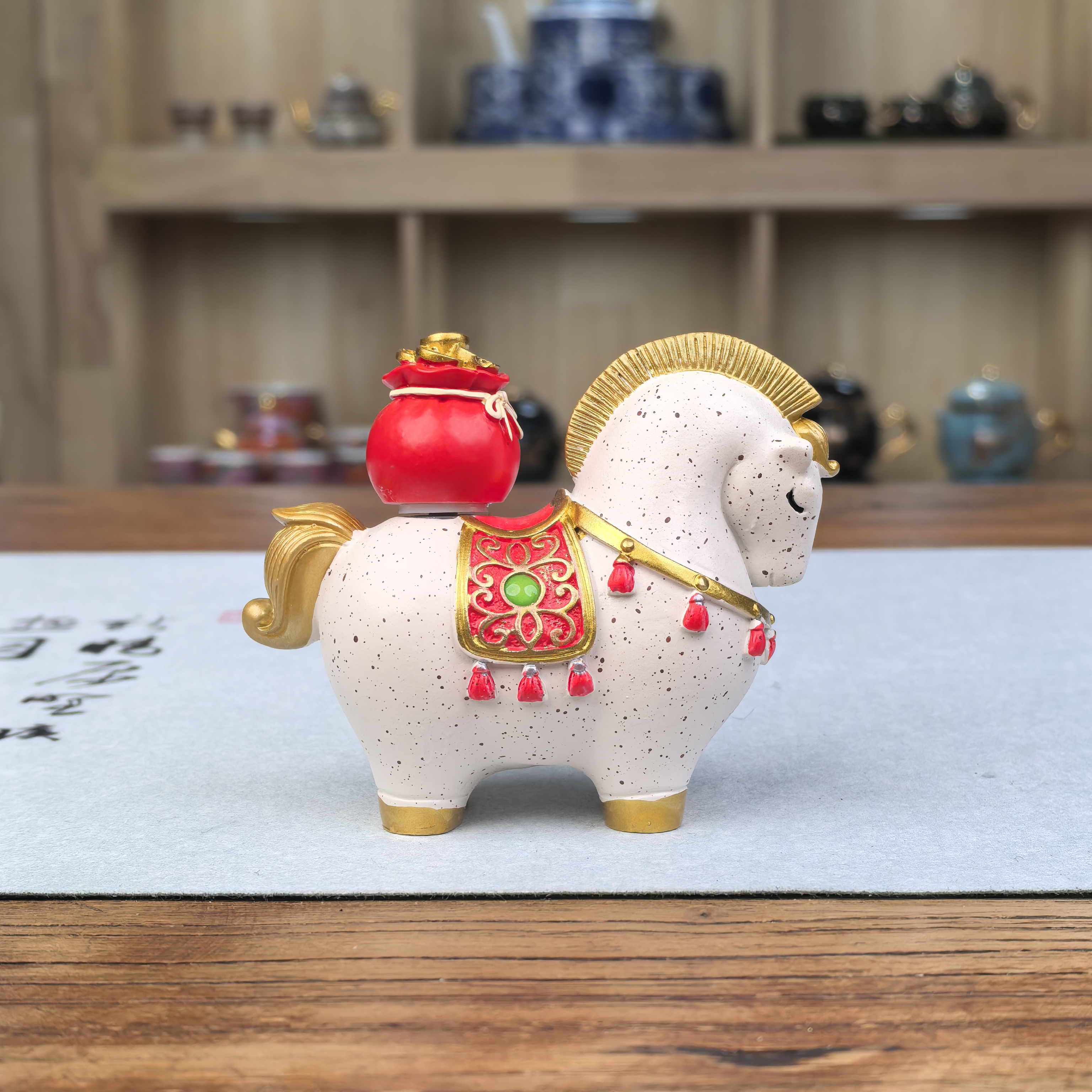 白马【福袋】茶宠摆件A0535