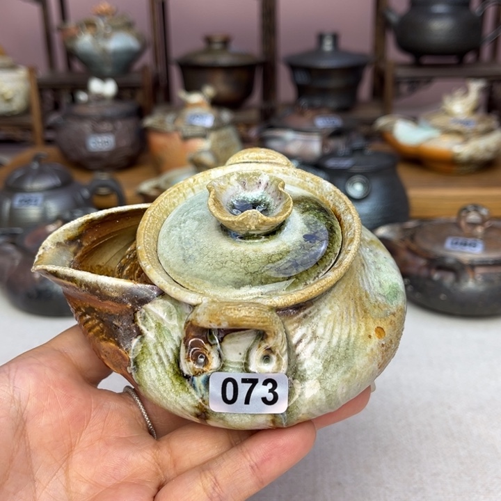 壶裸柴烧陶瓷茶具