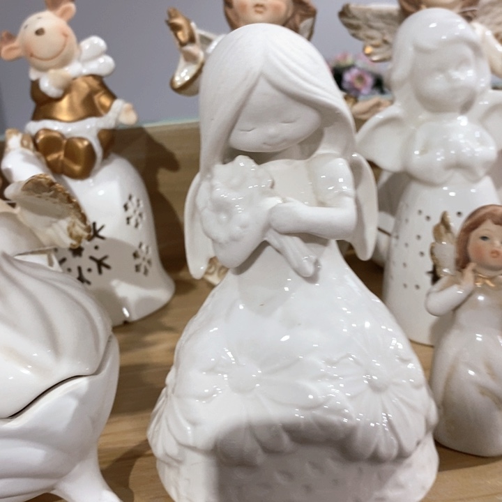 摆件靖**?陶瓷树脂家居摆件