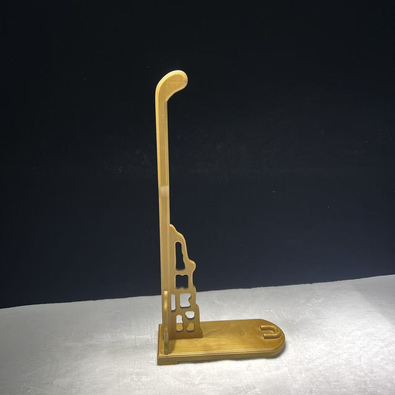 实木鹅头立式剑架多功能摆架