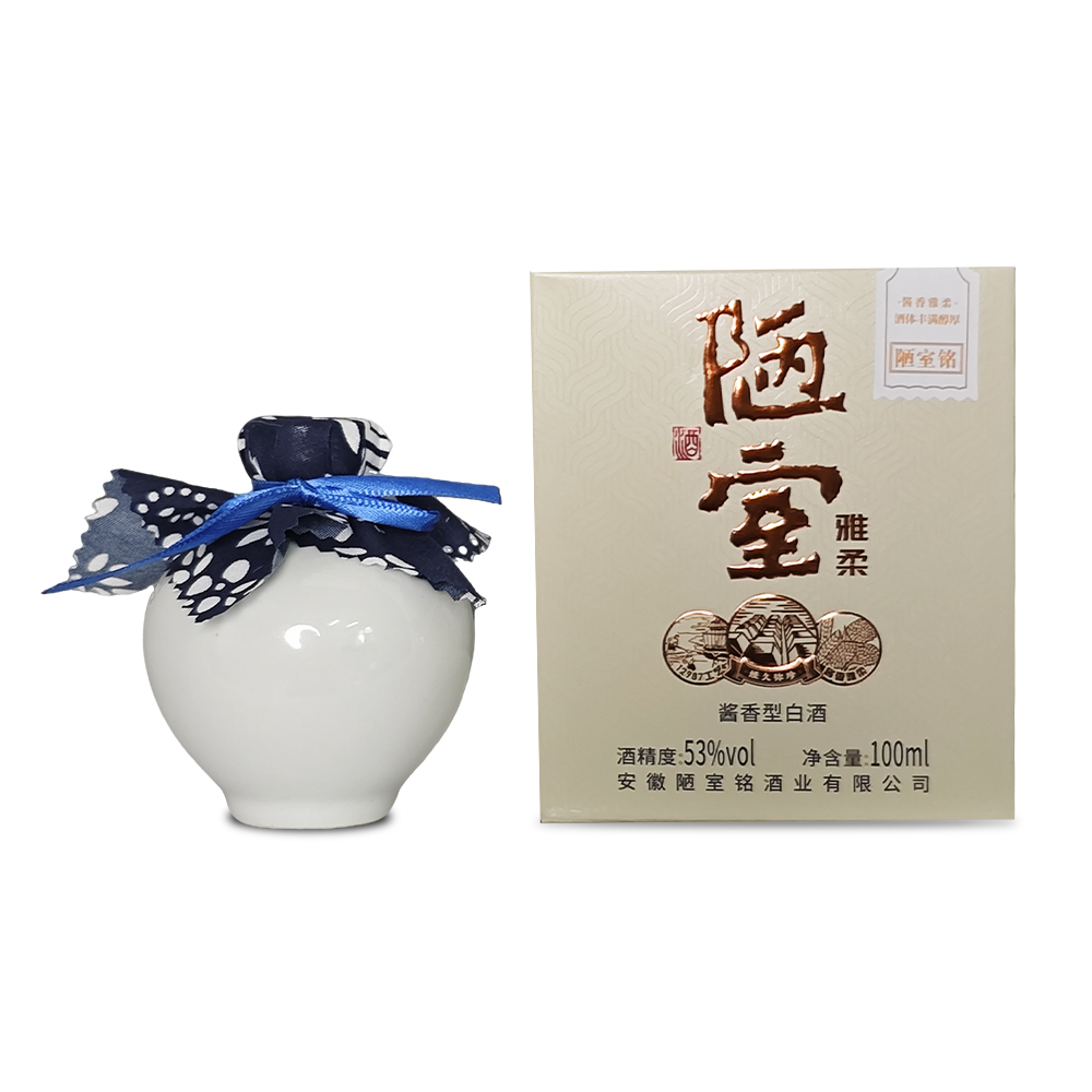 陋室铭雅柔酒（白）53度100ml*1