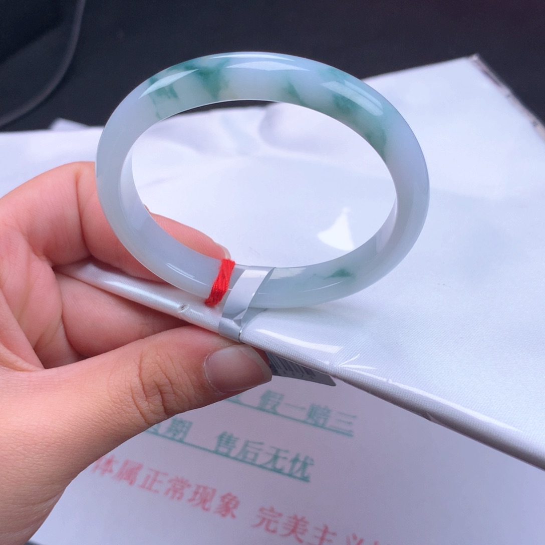 翡翠手镯未镶嵌43号52贵妃