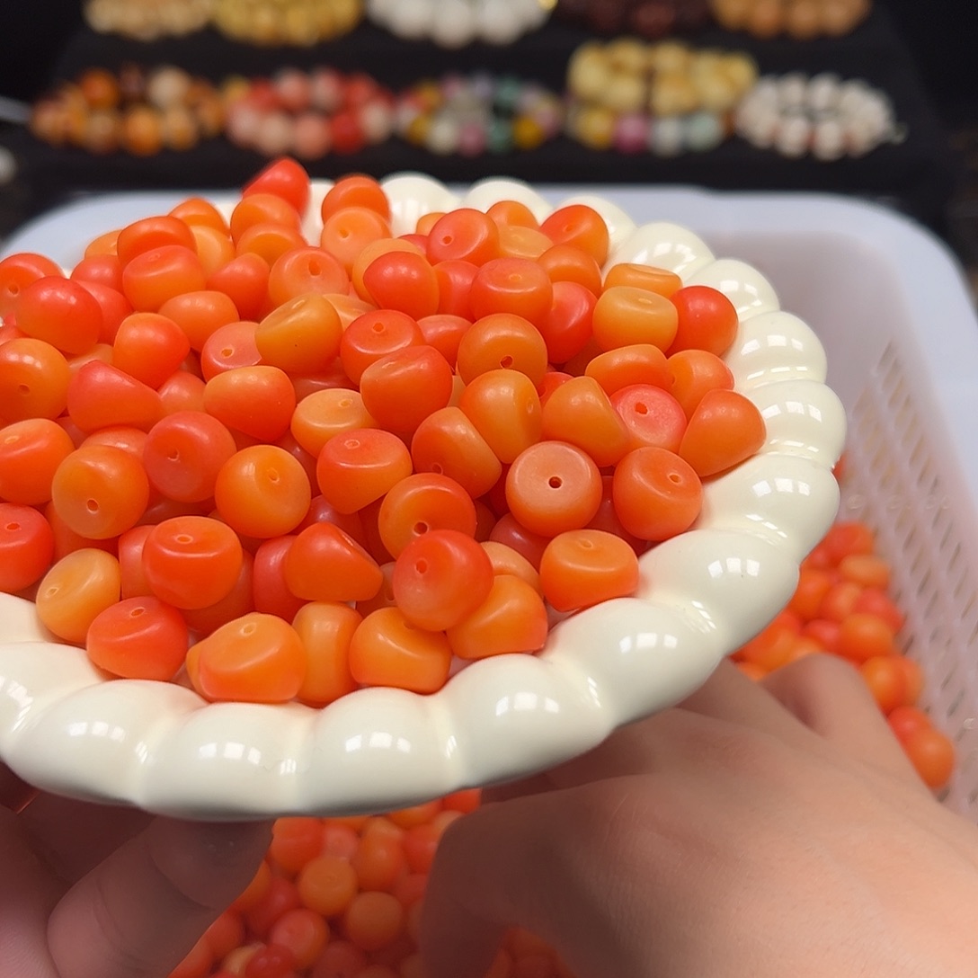 菩提根/象牙果手串50颗13.5心想事成蒜瓣