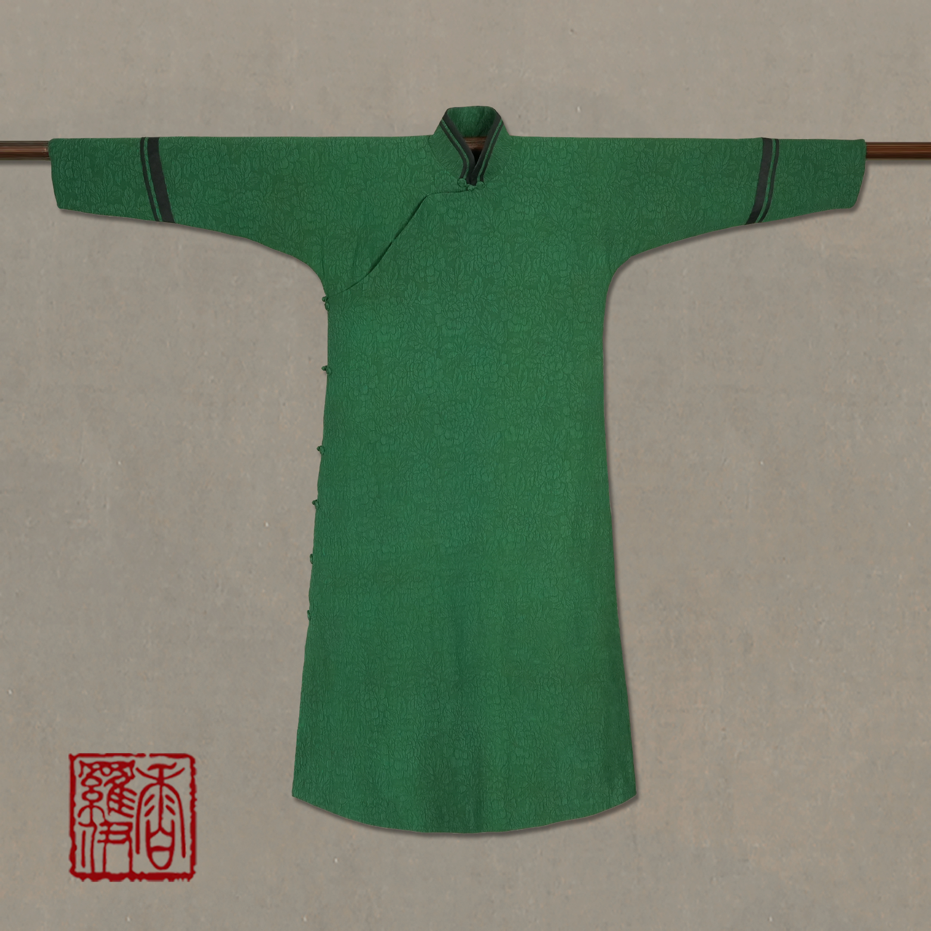 【青罗雅裁】传统中式汉服提花上衣